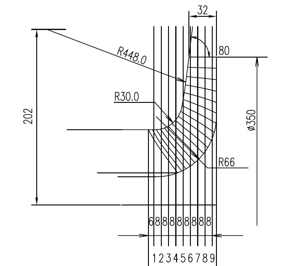 中望3D在旋转机械领域的建模系列课程4:打点法扭曲叶轮建模(1)